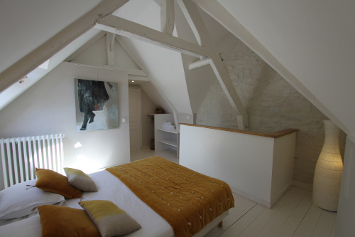 Bedroom of the cottage of la Haute Flourie, Saint-Malo